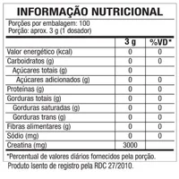Creatina Pura Black Skull Sem Sabor - Pote 300g - imagem 2