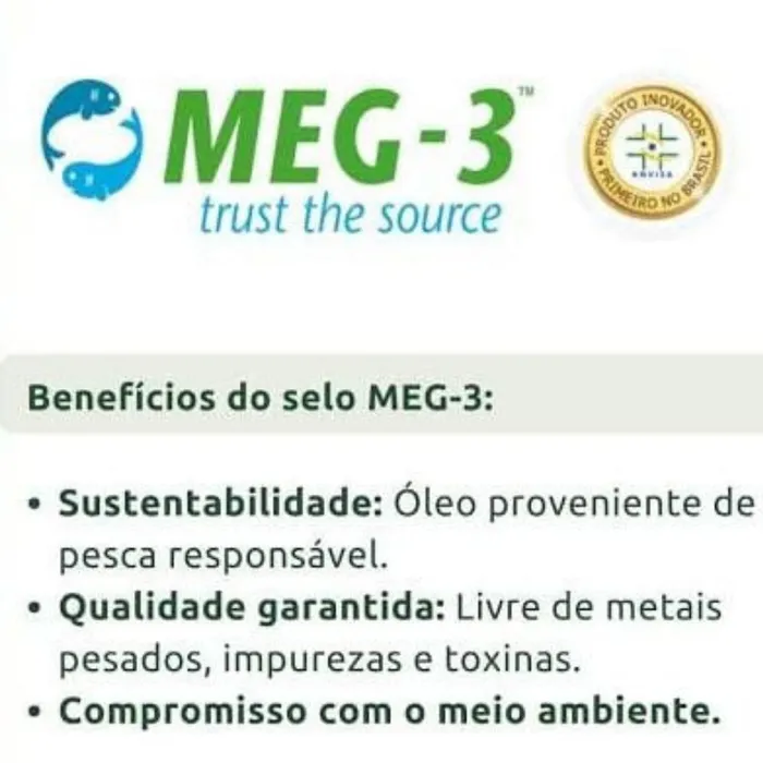 Omega 3 Nutrye 60 Cápsulas - EPA 1000mg. DHA665_MEG 3