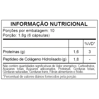 Colágeno Hidrolisado 60 Cápsulas - Nutrye