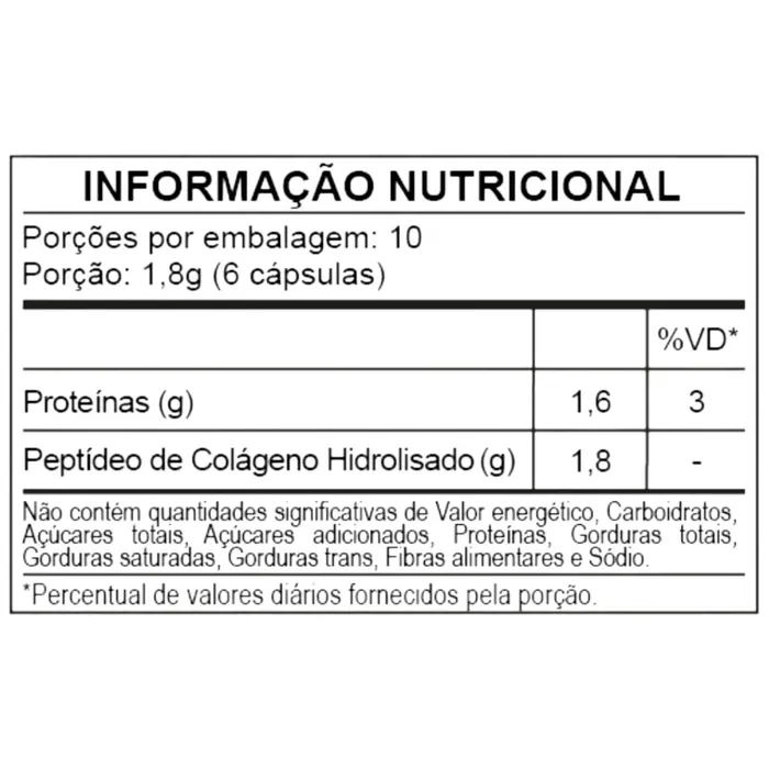 Colágeno Hidrolisado 60 Cápsulas - Nutrye