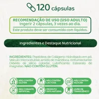 Colágeno Hidrolisado 120 Cápsulas - Nutrye - imagem 2
