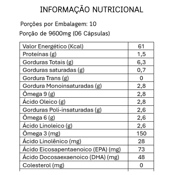 Ômega 3.6.9 Katiguá - 60 Cápsulas