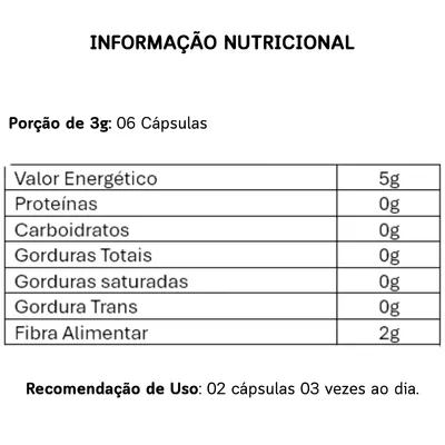 Farinha Seca Barriga - 60 Cápsulas