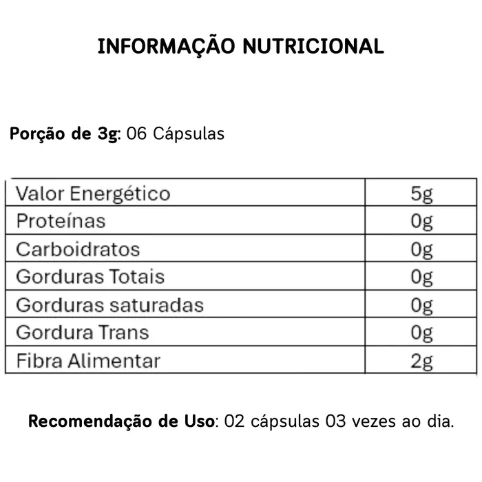 Farinha Seca Barriga - 60 Cápsulas