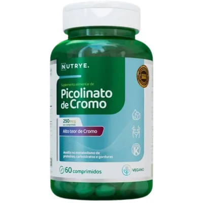Picolinato de Cromo Nutrye - 60 Comprimidos