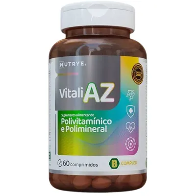 Polivitamínico e Polimineral de A à Z - 60 Comprimidos