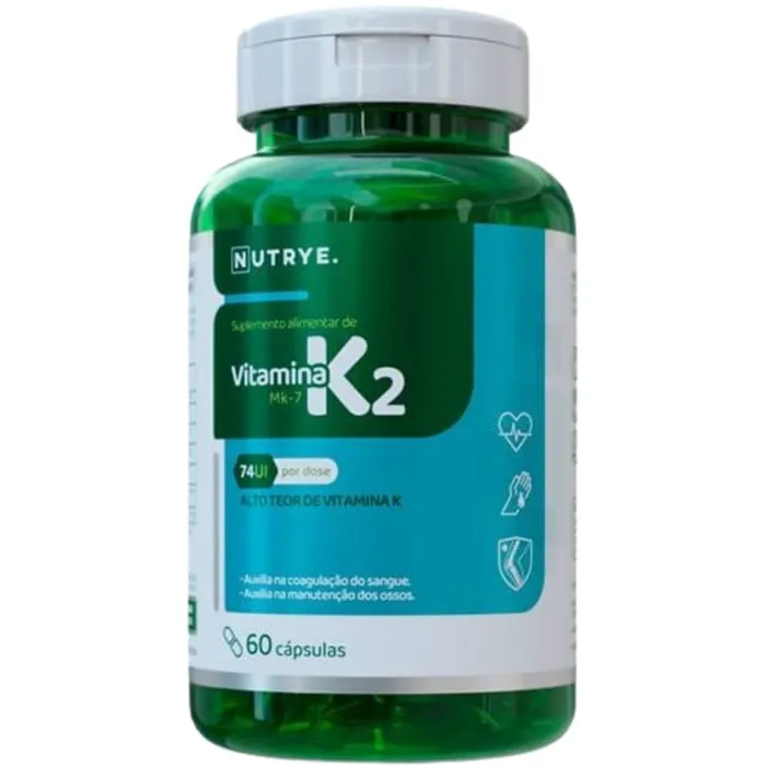 Vitamina K2 (Mk-7) Nutrye - 60 Cápsulas