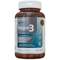 Magne 3 - 90 Comprimidos: Magnésio Quelato Citrato + Malato + Bisglicinato - imagem 1