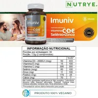 Vitamina C + D + E + Selênio + Zinco - 60 Comprimidos - imagem 3