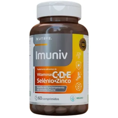 Vitamina C + D + E + Selênio + Zinco - 60 Comprimidos