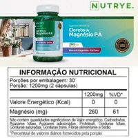 Cloreto de Magnésio P.A Nutrye - 60 Cápsulas - imagem 3