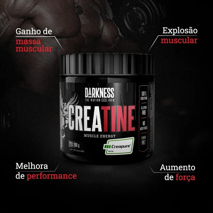 Creatina Darkness  com Selo Creapure 200g
