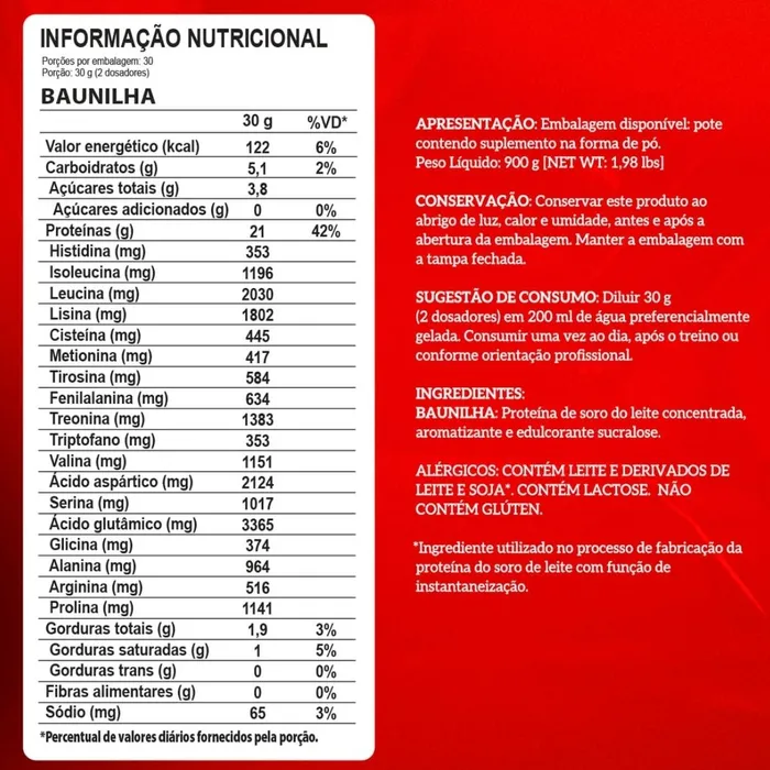 Whey 100% Pure 900g - Integralmedica