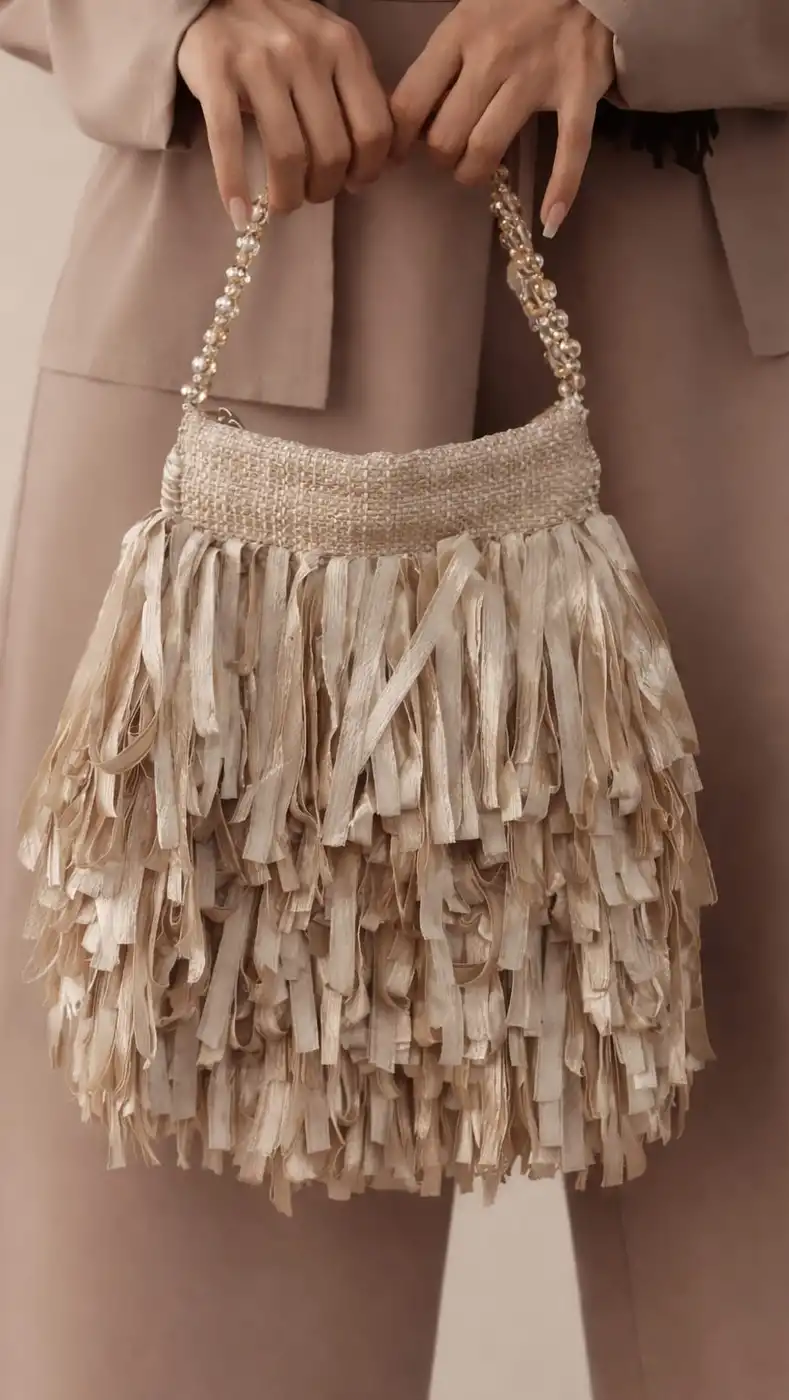 Bolsa Mini Artesanal em Tear Manual | Moça Prendada