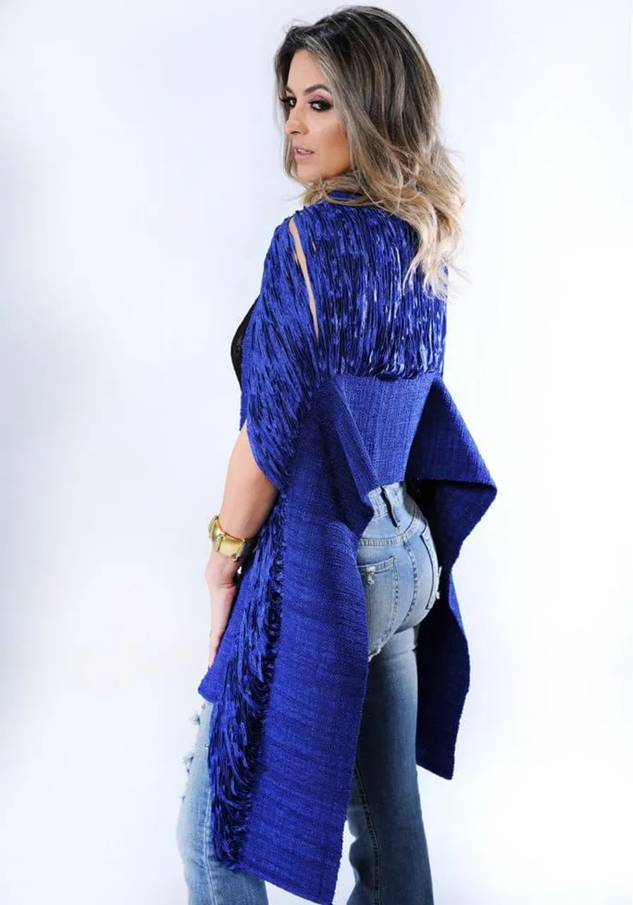 Echarpe Oval Em Fita