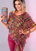 Clutch Lisa Média Artesanal em Fita Trilogy | Moça Prendada - imagem 1