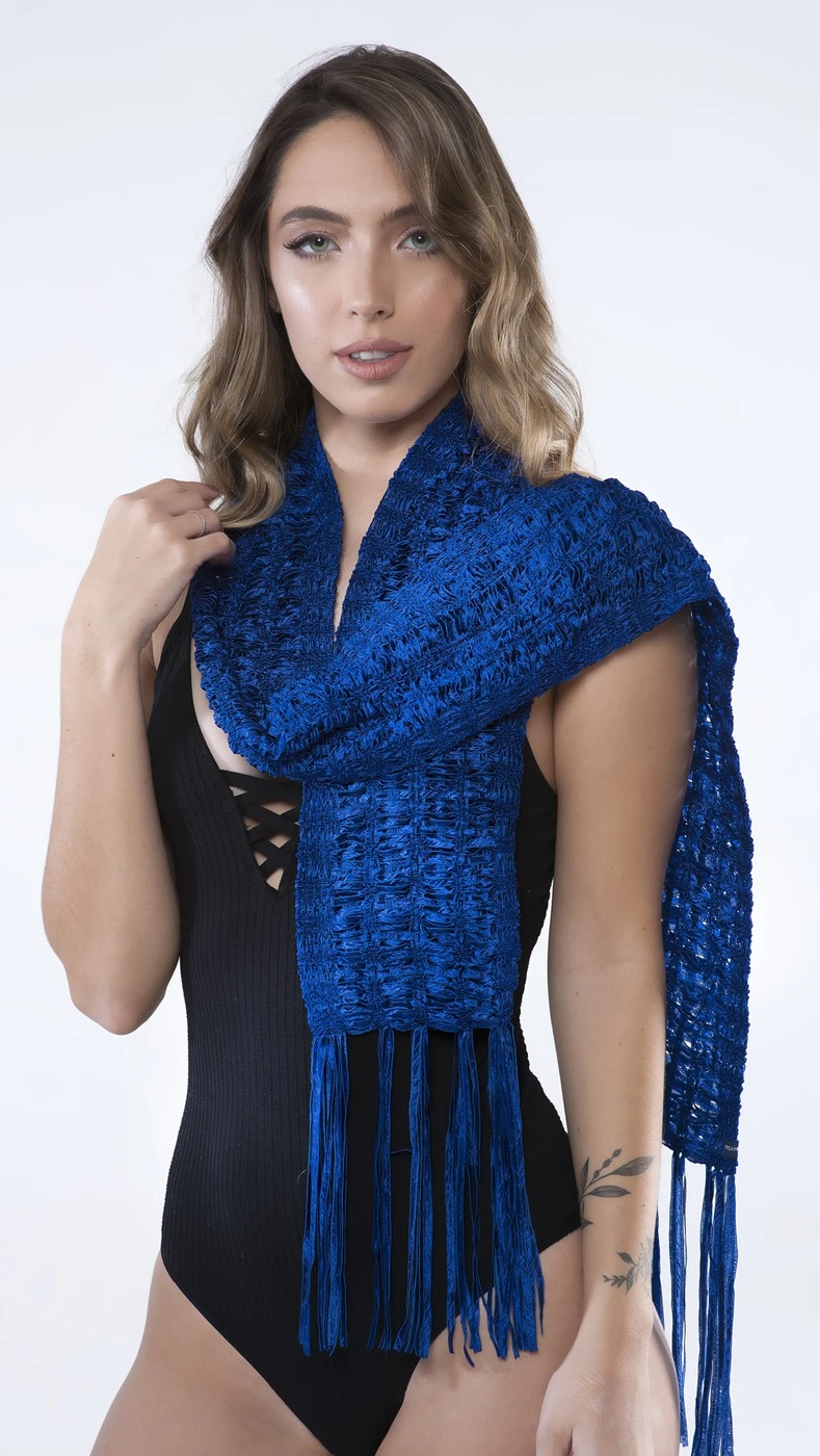 Lenço Flower Artesanal em Fita Starget | Moça Prendada