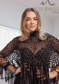 Pelerine Cindy Artesanal em Fita Trilogy | Moça Prendada - imagem 1