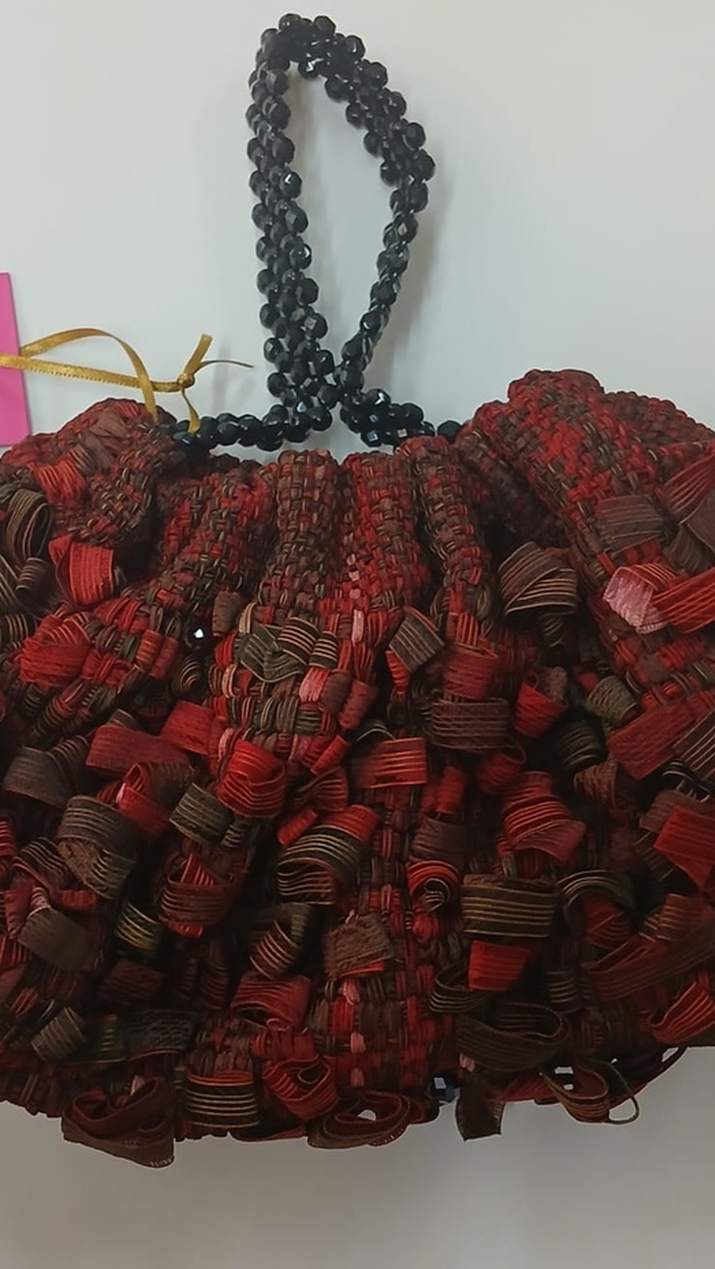 Bolsa Cristal Artesanal em Fita Trilogy | Moça Prendada