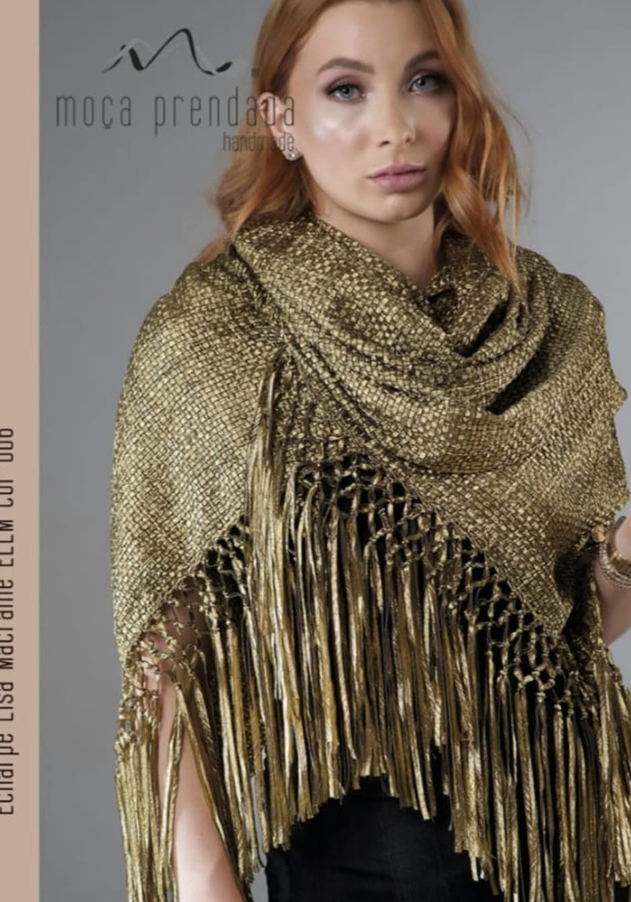 Echarpe Lisa Macramê