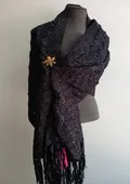 Echarpe Flower Artesanal em Fita Starget | Moça Prendada - imagem 1