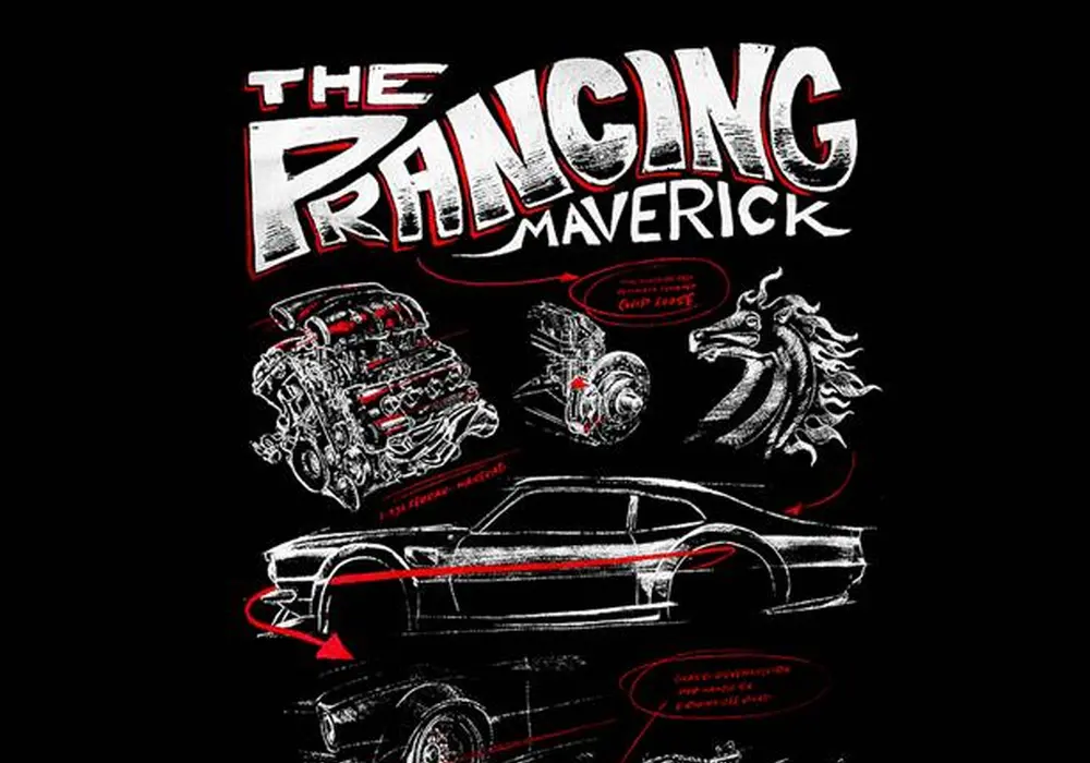Camiseta The Prancing Maverick
