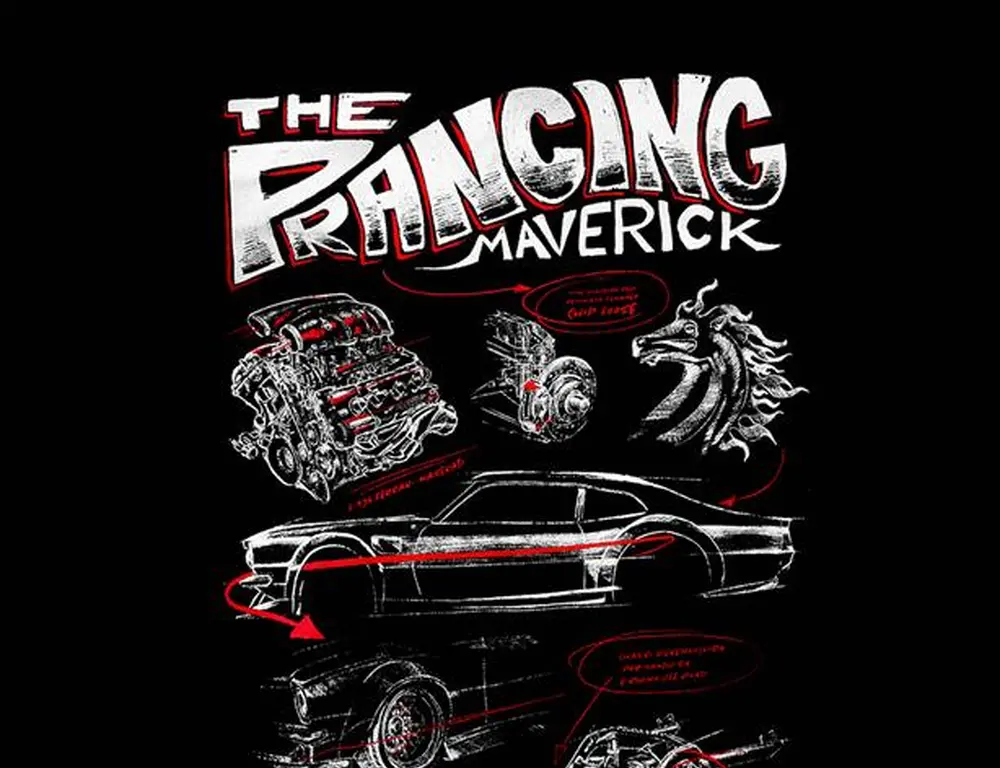 Camiseta The Prancing Maverick