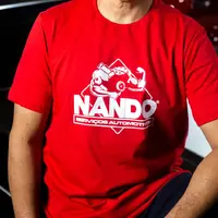 Camiseta Vermelha – Logo Branca - imagem 3