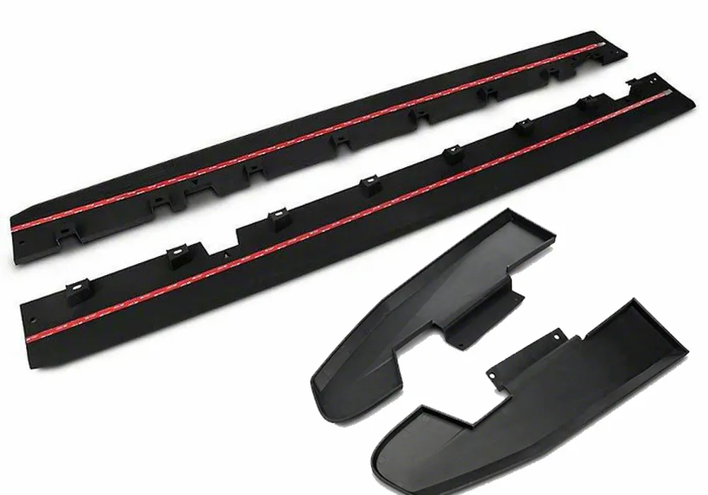 RTR Side Rocker com Quarter Splitters (Mustang 15-17 - Todos os Modelos)