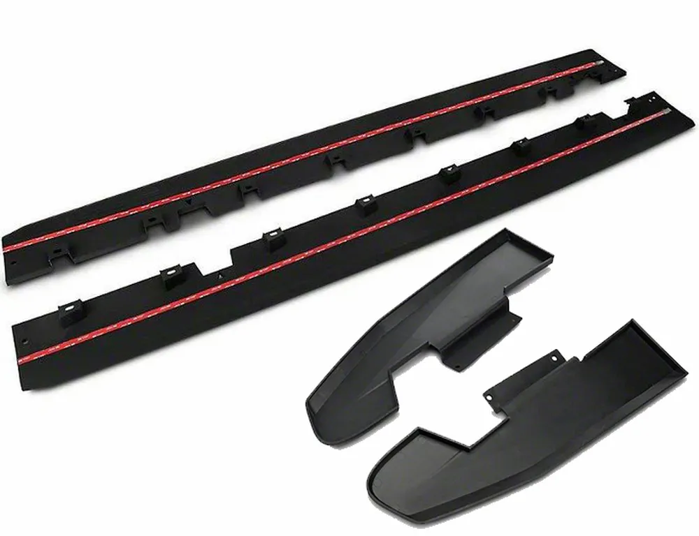 RTR Side Rocker com Quarter Splitters (Mustang 15-17 - Todos os Modelos)