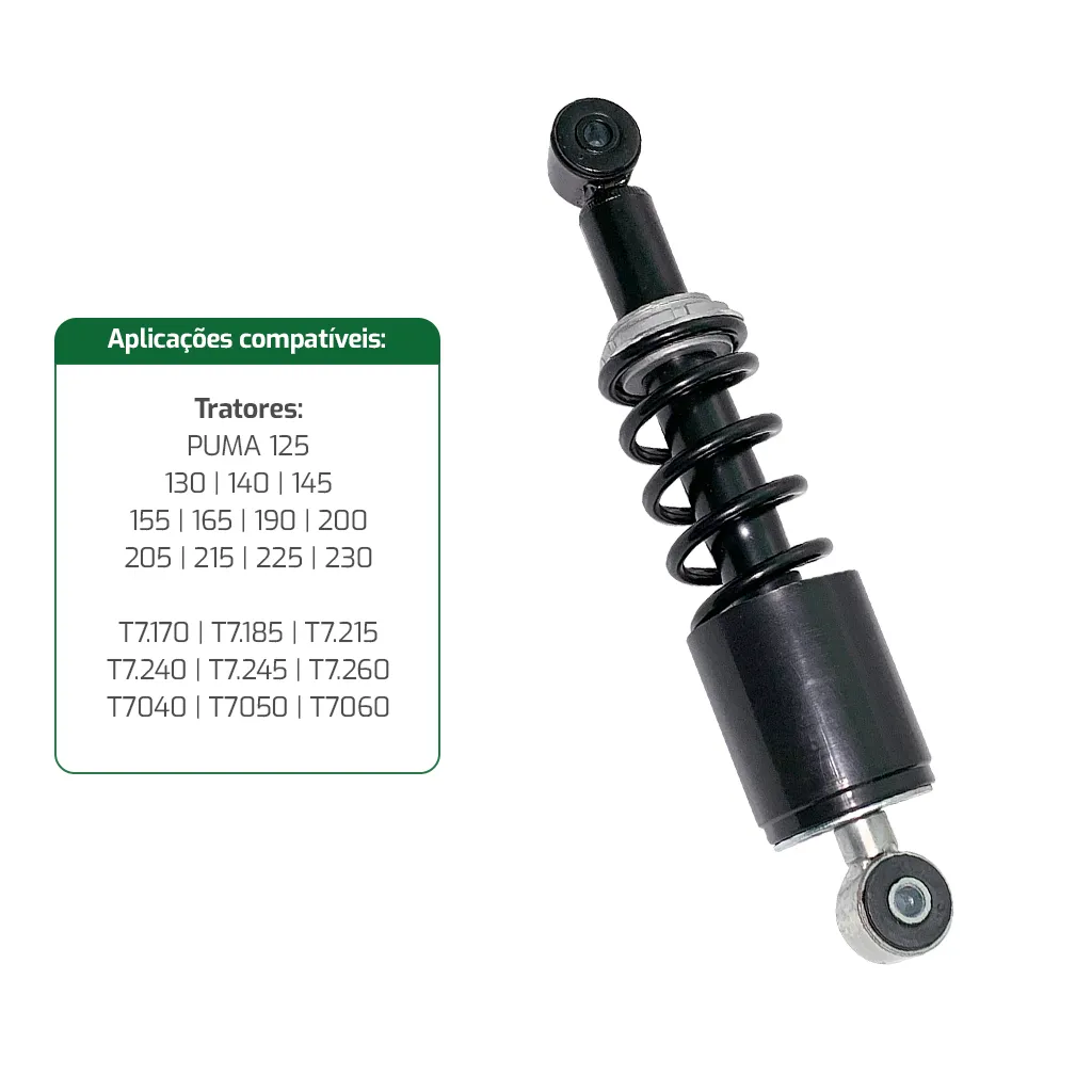 Amortecedor da Cabine Aplicável em Tratores Case / New Holland - 84183931