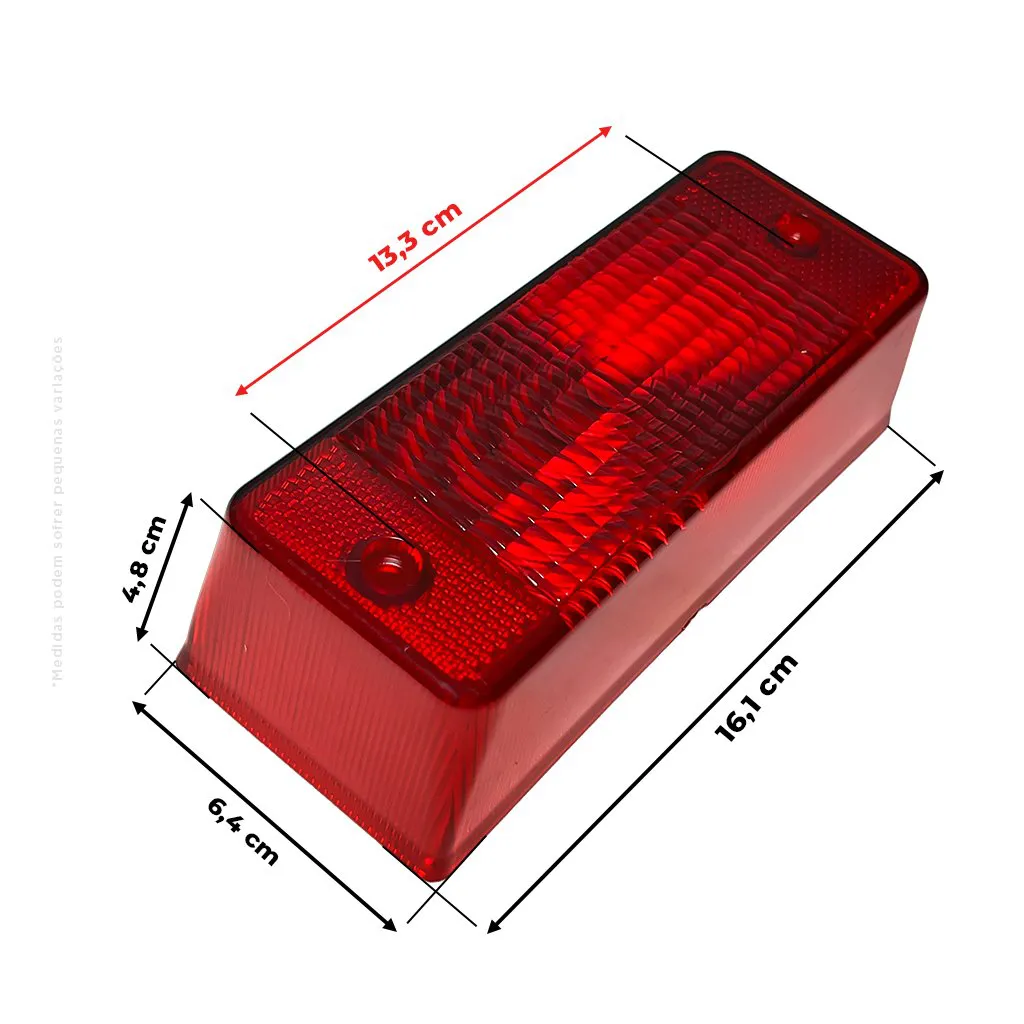 Lente Farol Traseiro Aplicável Bobcat - 6672276