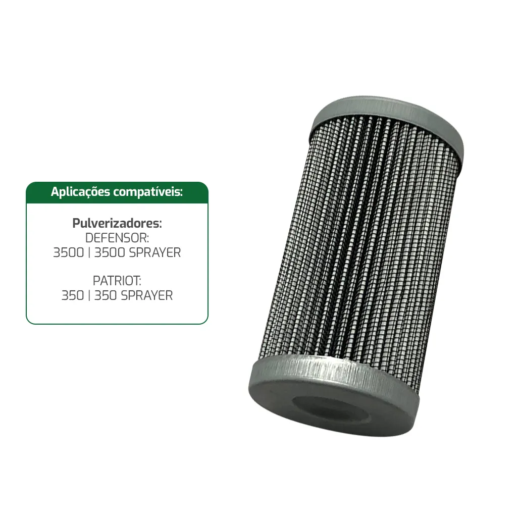 Elemento Filtro Óleo Aplicável Pulverizadores Case New Holland - 47745077