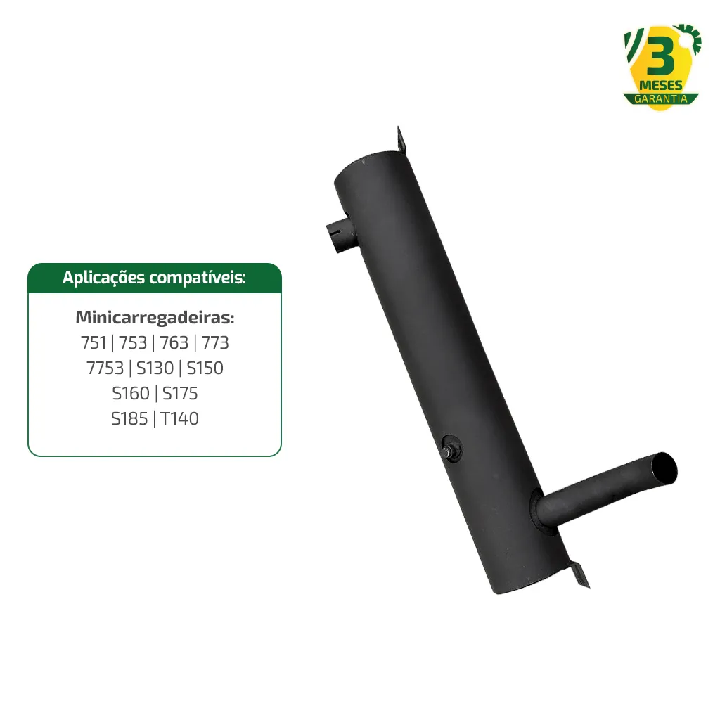 Silencioso Aplicável em Minicarregadeiras Bobcat S130 - 7137824