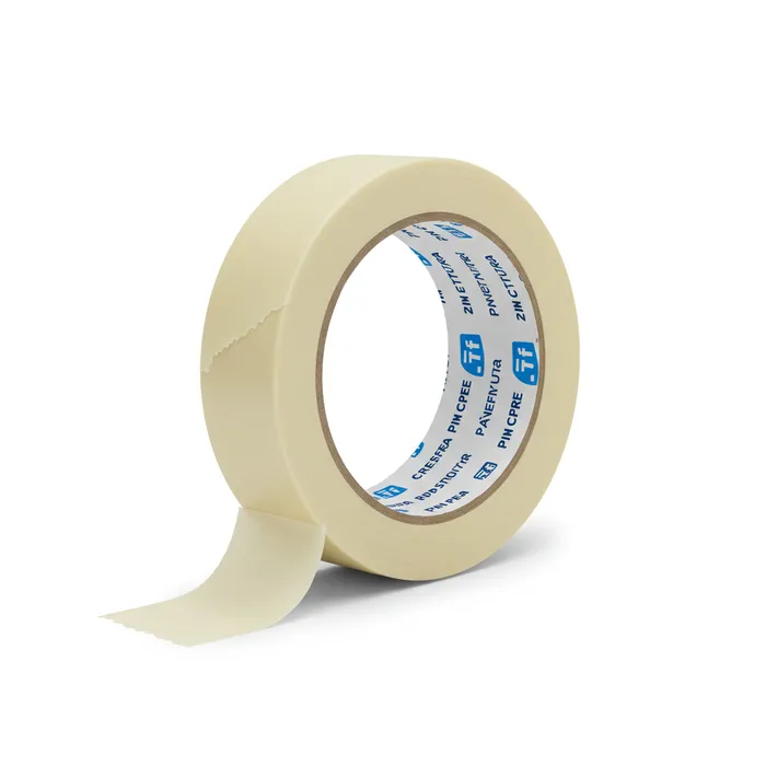 Fita Crepe para Pintura 24mm x 50m – Uso Profissional
