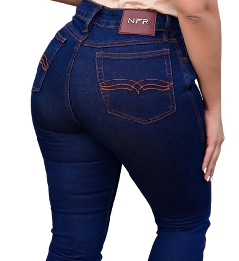 CALÇA JEANS FEM ROSE