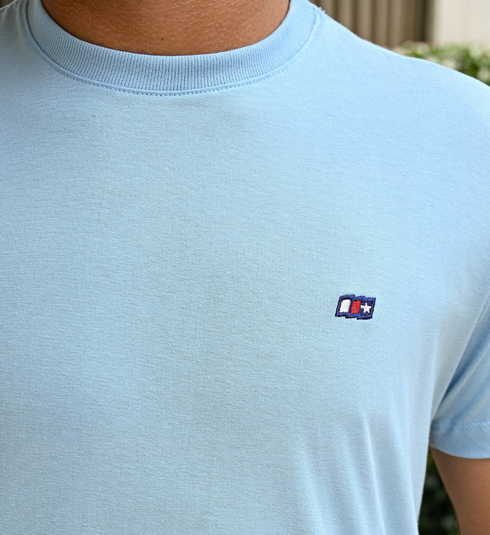 Camiseta Azul Claro Silkada ( Linha Basic )