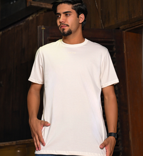 Camiseta Branca Bordada (Linha Basic)