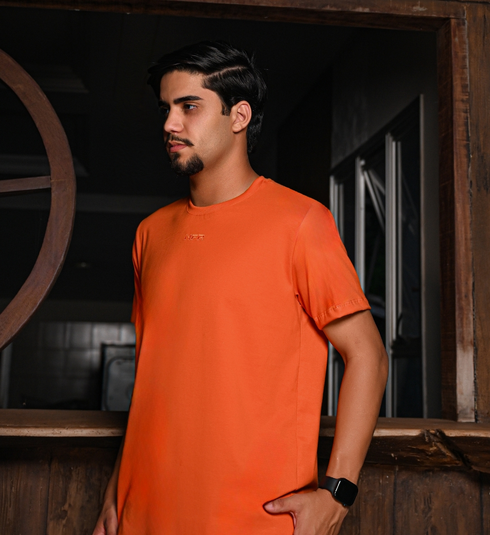 Camiseta Laranjada Bordada (Linha Basic)