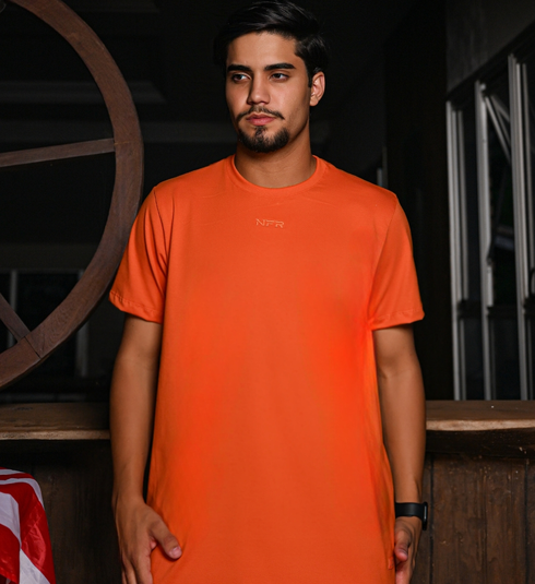 Camiseta Laranjada Bordada (Linha Basic)