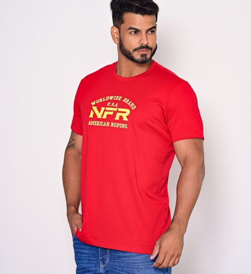 ⚡Camiseta Vermelha Bordada NFR