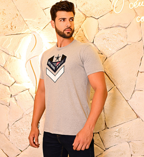 ⚡Camiseta Cinza Bordada NFR