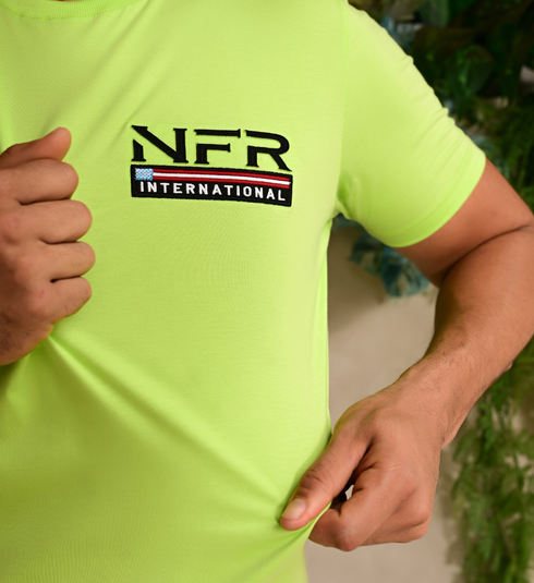 ⚡Camiseta Verde Claro Bordada NFR