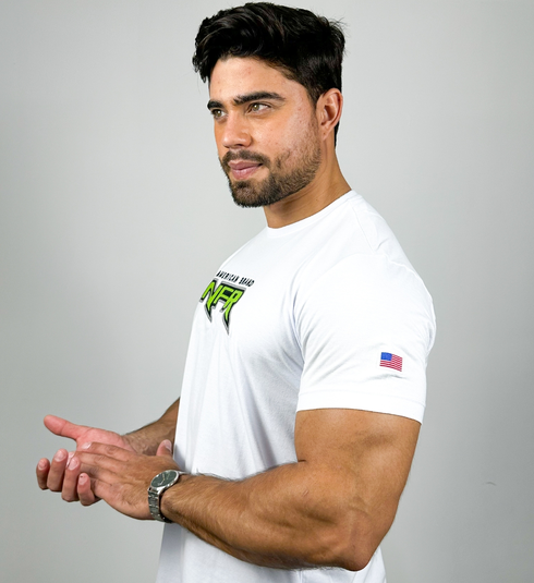 Camiseta Branca com Bordado NFR