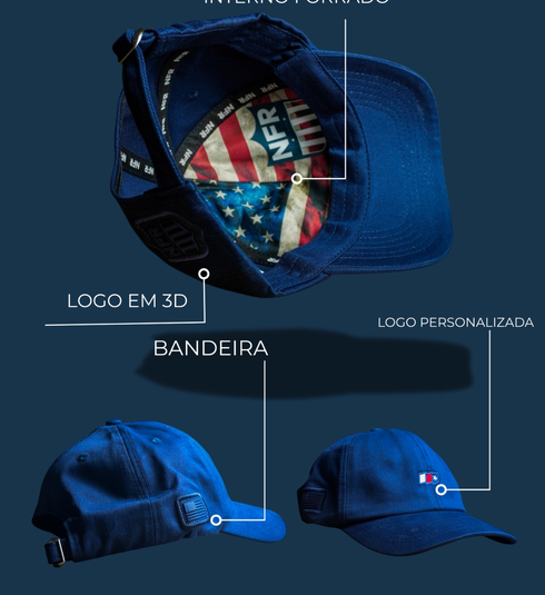 Boné Dead Hatch Azul Marinho