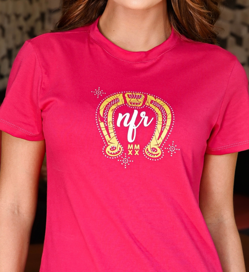 Camiseta Feminina Rosa Silkada NFR