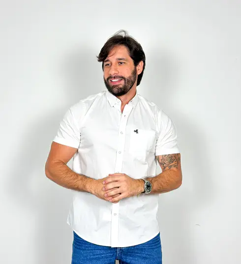 Camisa Manga Curta Comfort Branca NFR