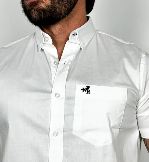 Camisa Manga Curta Comfort Branca NFR
