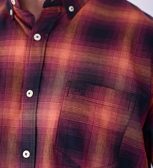 Camisa Manga Curta Comfort Xadrez NFR