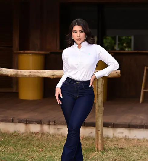 Camiseta Feminina Branca NFR